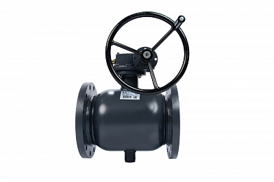 065N0381GR RJIP Premium Кран шаровой FF DN500 PN25 WG (фланцевый, с редуктором, С/П), Ридан